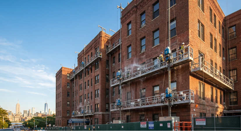 VA Hospital Brick Façade Cleaning & Repairs